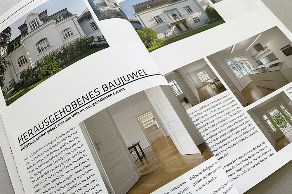 Herausgehobenes Baujuwel, Villa T im Cube Magazin