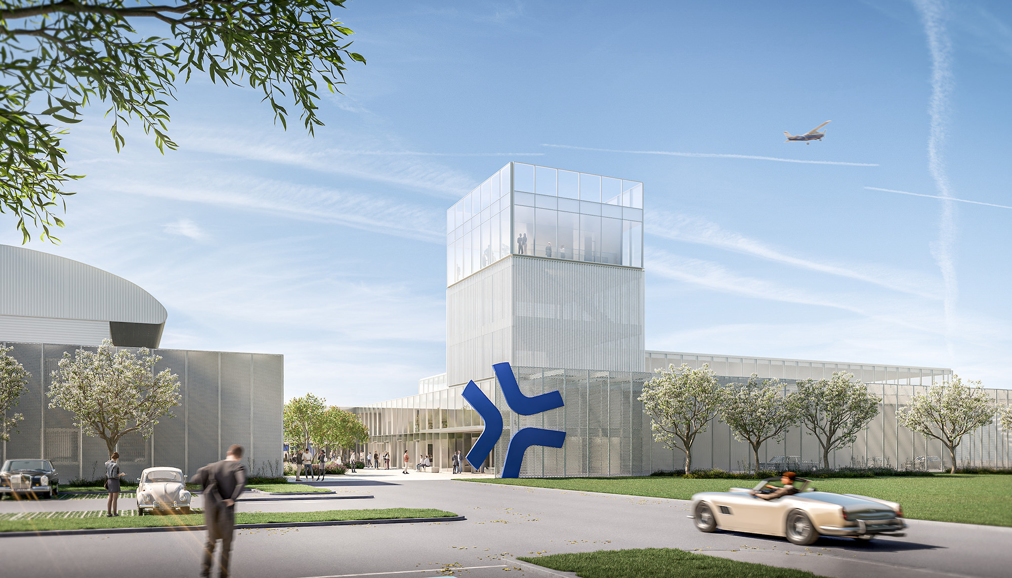 AVIATION ACADEMY AUSTRIA CAMPUS Ein Ort, an dem Architektur die Faszination des Fliegens spürbar macht 01