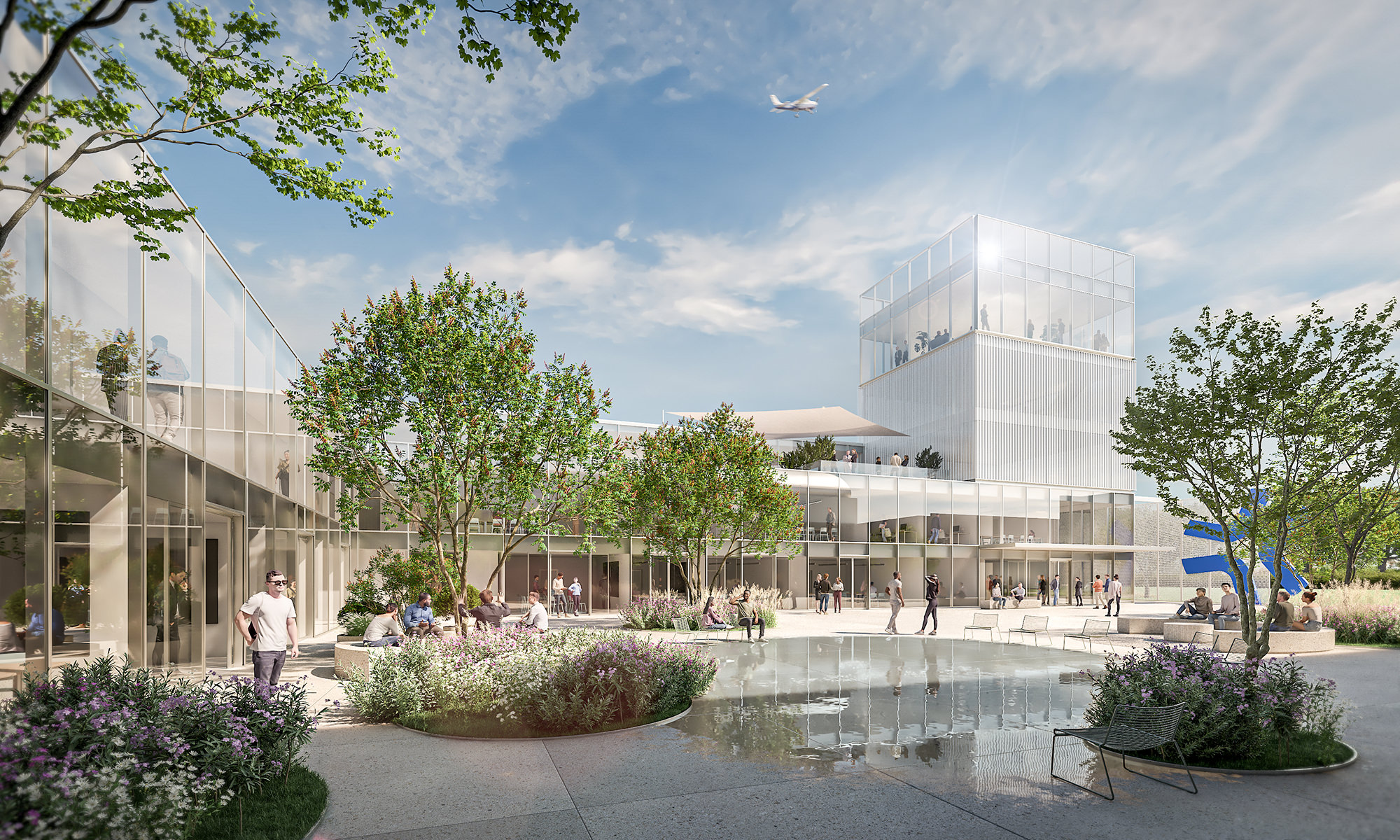 AVIATION ACADEMY AUSTRIA CAMPUS Ein Ort, an dem Architektur die Faszination des Fliegens spürbar macht 02