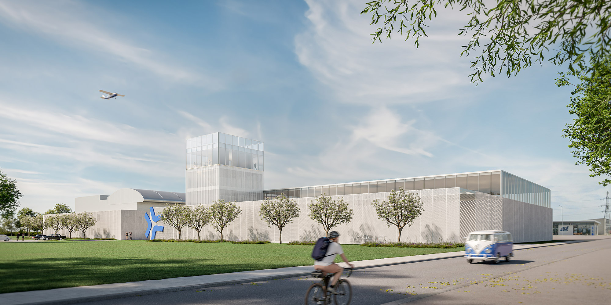 AVIATION ACADEMY AUSTRIA CAMPUS Ein Ort, an dem Architektur die Faszination des Fliegens spürbar macht 03